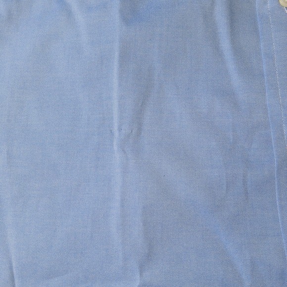 Gitman Gold Shirt Men's 16 36 Blue Button Down USA Made Oxford Dress Casual - Picture 8 of 11